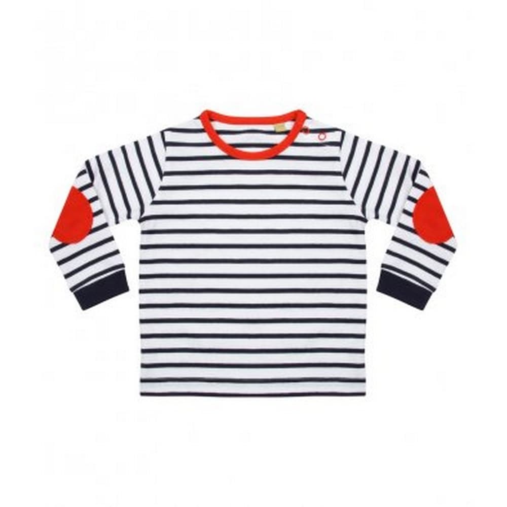 Larkwood Baby Boys Striped Long Sleeve T-Shirt