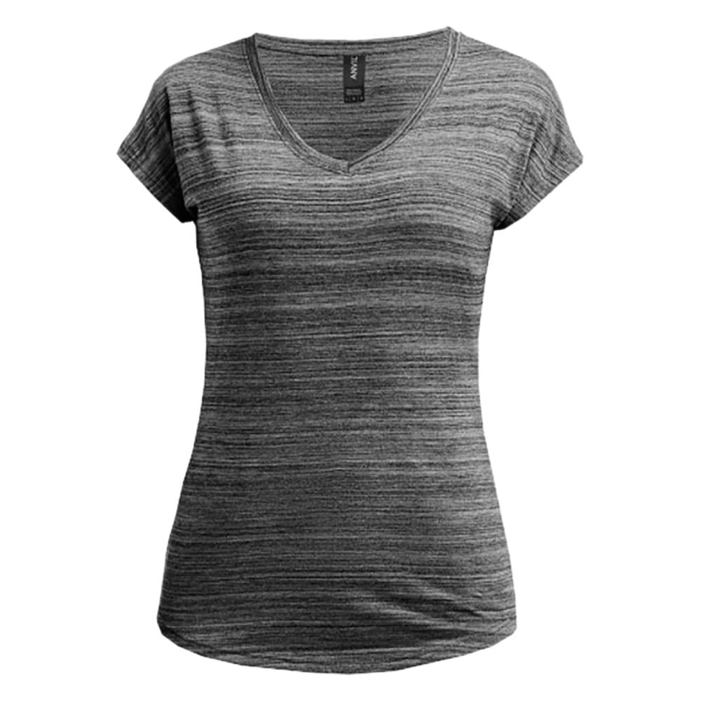Anvil Womens/Ladies V-Neck Streak Tee
