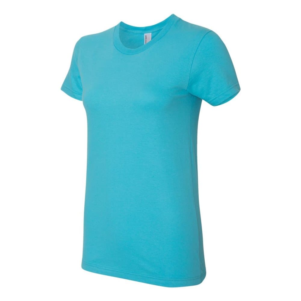 American Apparel T-shirt för fin jersey för kvinnor
