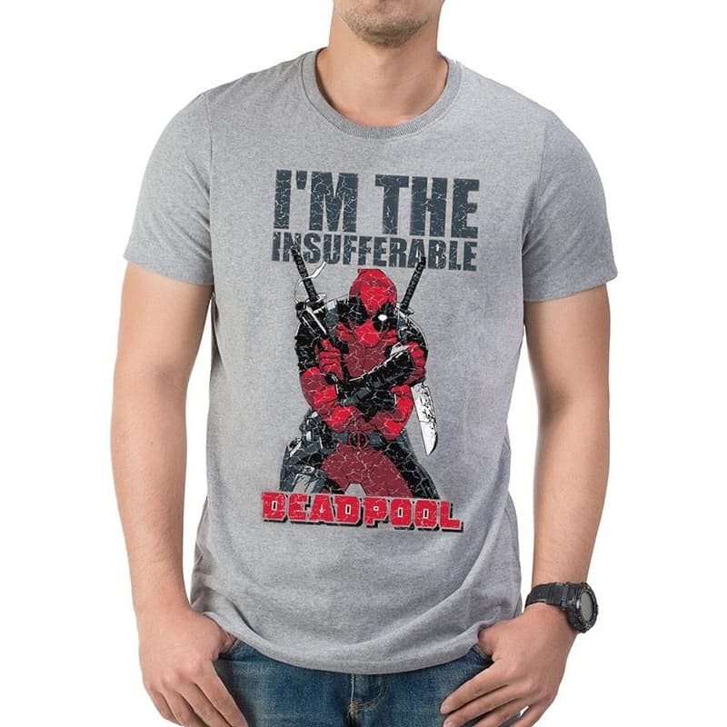 Deadpool Adults Unisex Im The Insufferable Design T-Shirt