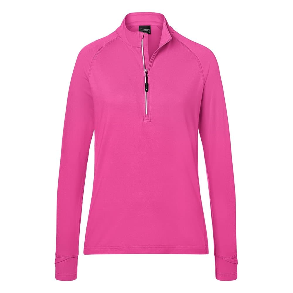 James and Nicholson Dam / Halv-Zip-sporttopp för damer