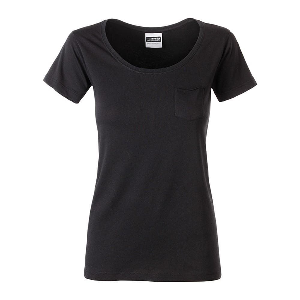 James and Nicholson Womens/Ladies Pocket T-Shirt