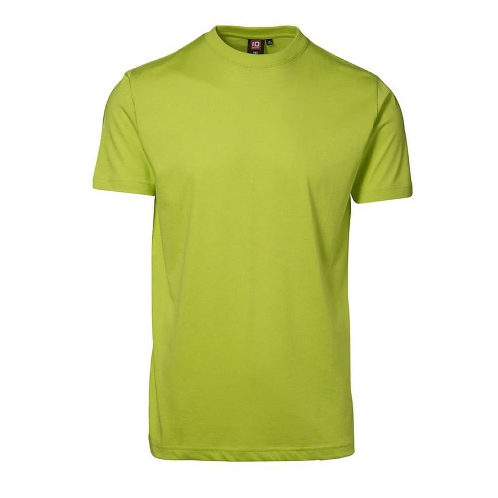 ID Unisex Yes Short Sleeve Fitted Plain Cotton T-Shirt