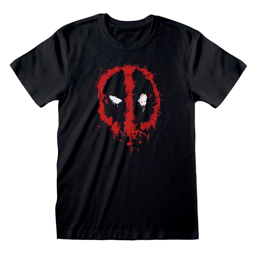 Deadpool Unisex Adults Splat T-Shirt