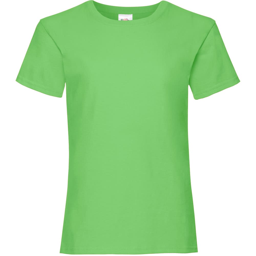 Fruit Of The Loom Girls Childrens Valueweight Short Sleeve T-Shirt