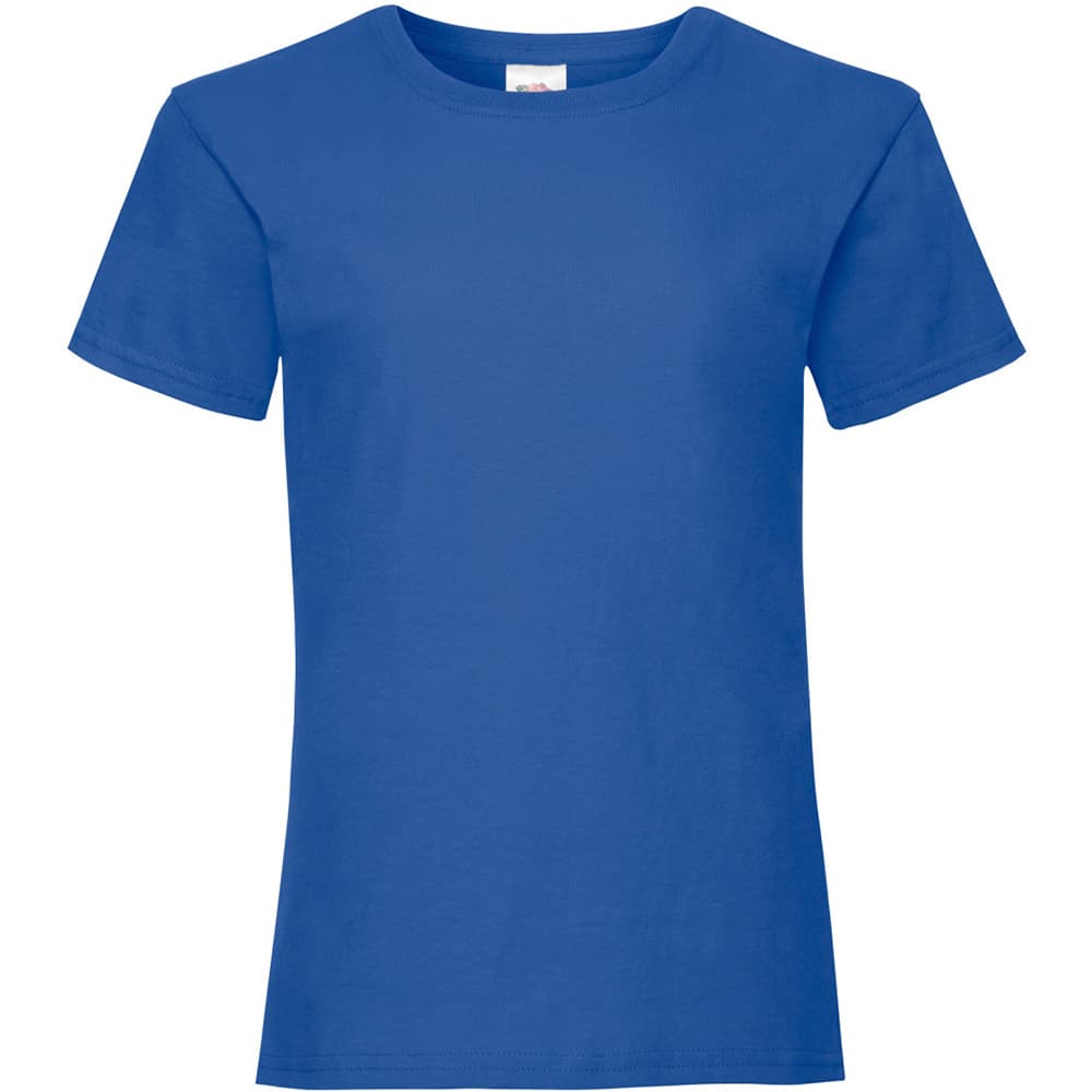 Fruit Of The Loom Girls Childrens Valueweight Short Sleeve T-Shirt
