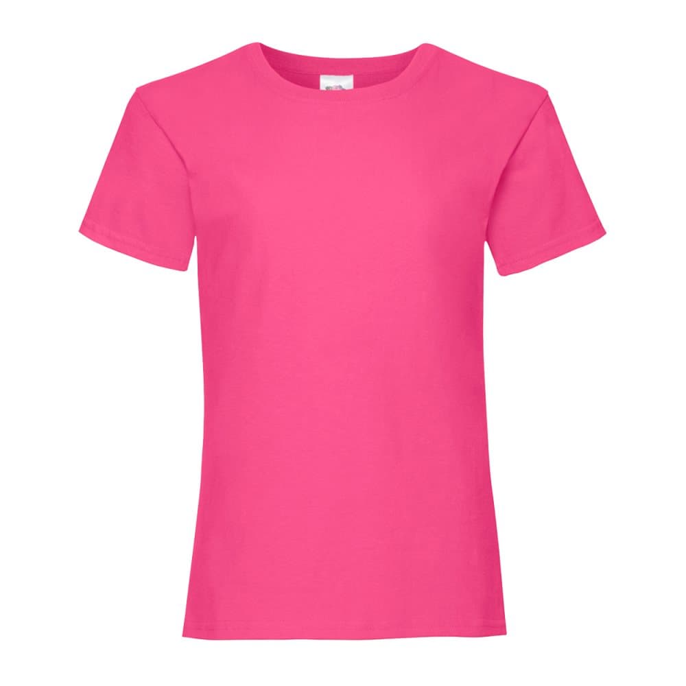 Fruit Of The Loom Girls Childrens Valueweight Short Sleeve T-Shirt