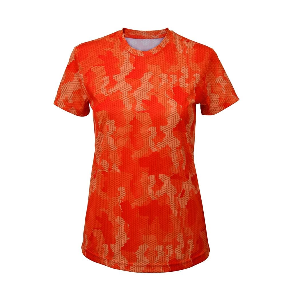 Tri Dri Hexoflage Performance-kortärmad T-shirt dam / dam
