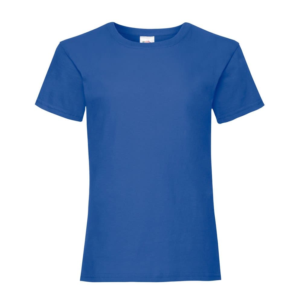 Fruit Of The Loom Girls Childrens Valueweight Short Sleeve T-Shirt (Pack of 2)