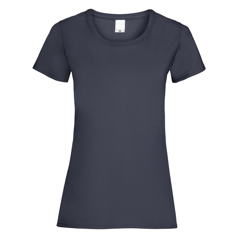 Womens/Ladies Value Fitted Short Sleeve Casual T-Shirt