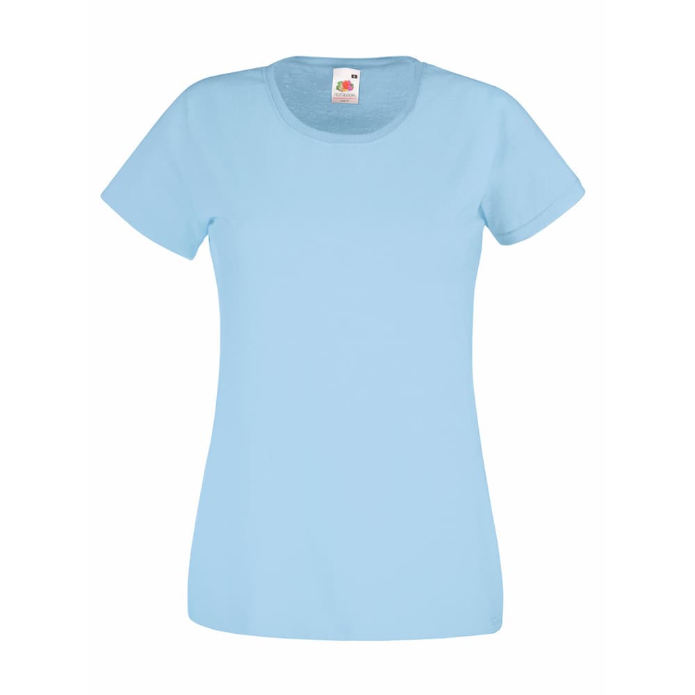 Womens/Ladies Value Fitted Short Sleeve Casual T-Shirt