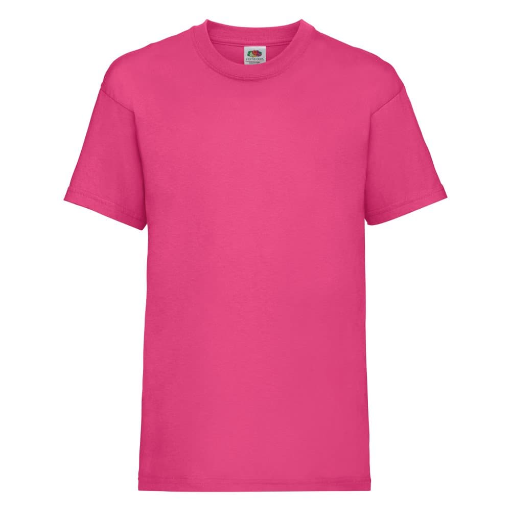 Fruit Of The Loom Childrens/Kids Unisex Valueweight Short Sleeve T-Shirt (Pack of 2)