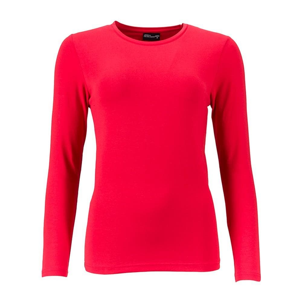 James and Nicholson Womens Long-Sleeved Tangy Tee