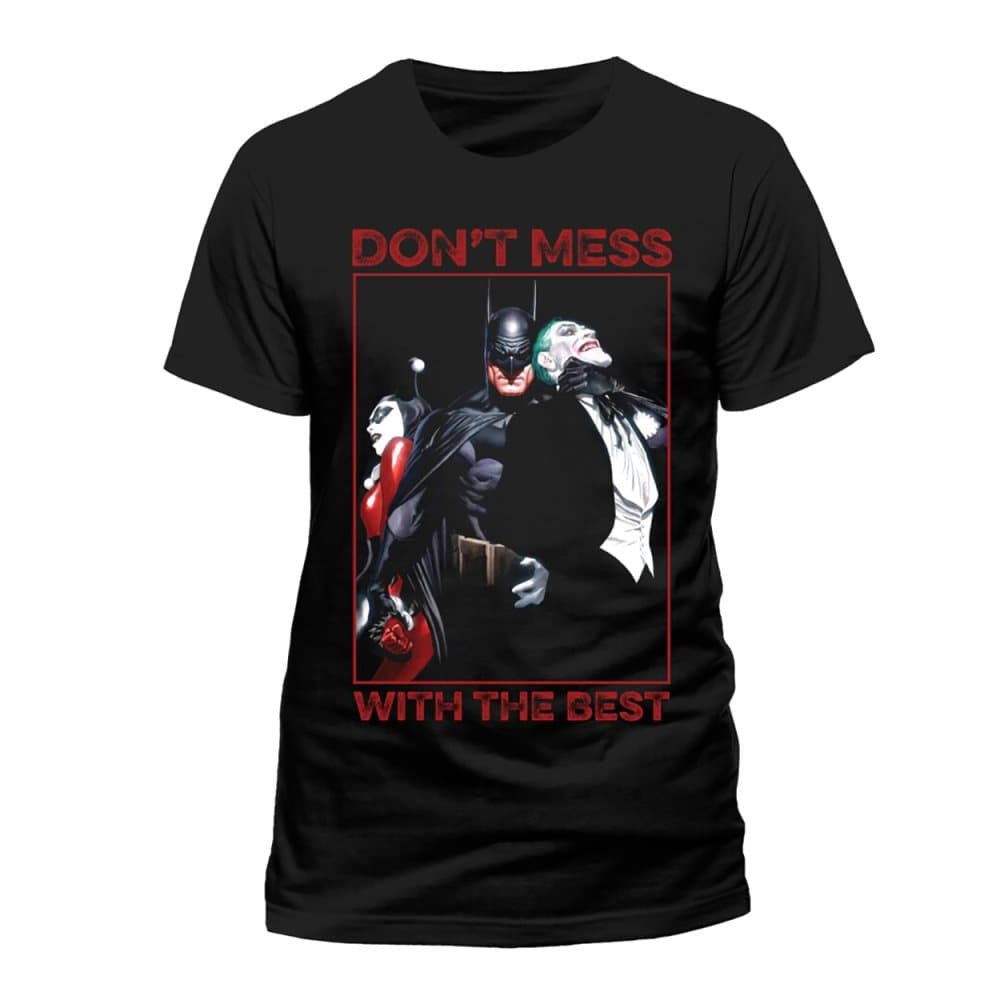 Batman Unisex Adults Dont Mess With The Best Design T-Shirt