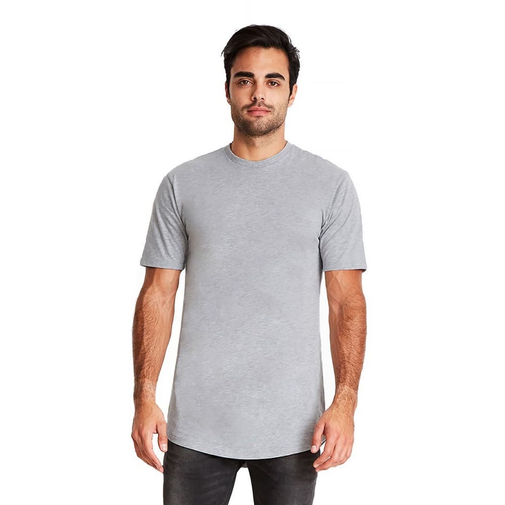 Next Level Mens Long Body Cotton T-Shirt