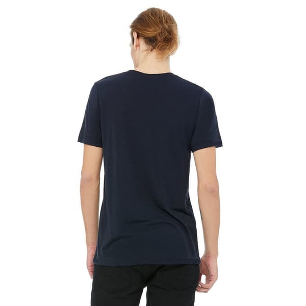 Canvas Mens Triblend Crew Neck Plain Short Sleeve T-Shirt för män