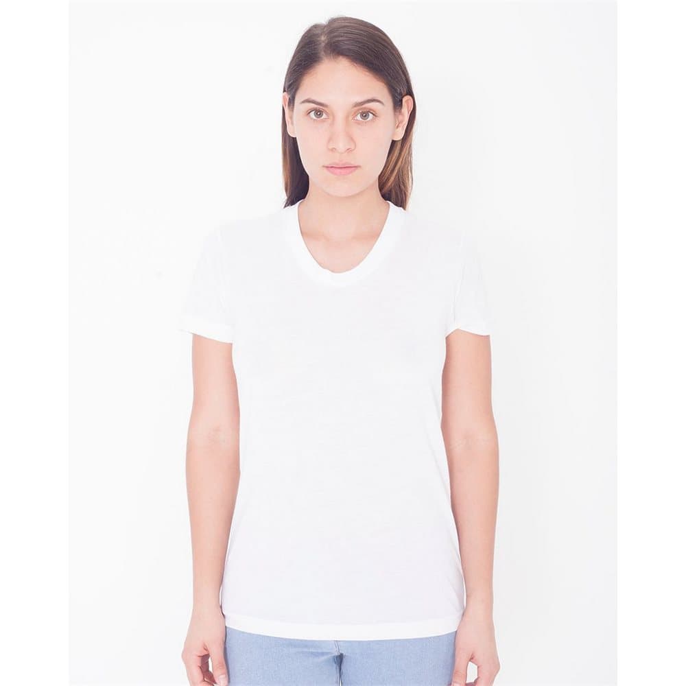 American Apparel Womens/Ladies Short Sleeved Sublimation T-Shirt