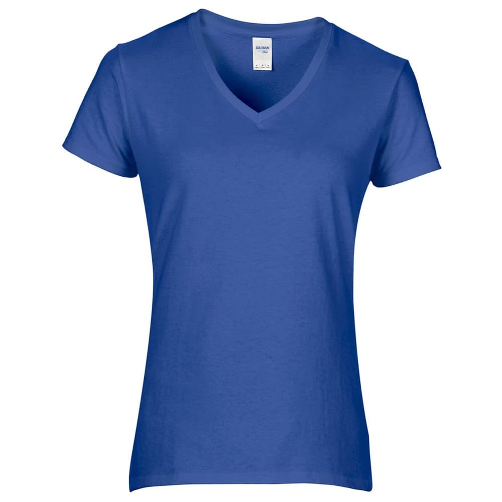 Gildan T-shirt med v-ringning i bomull, dam / dam
