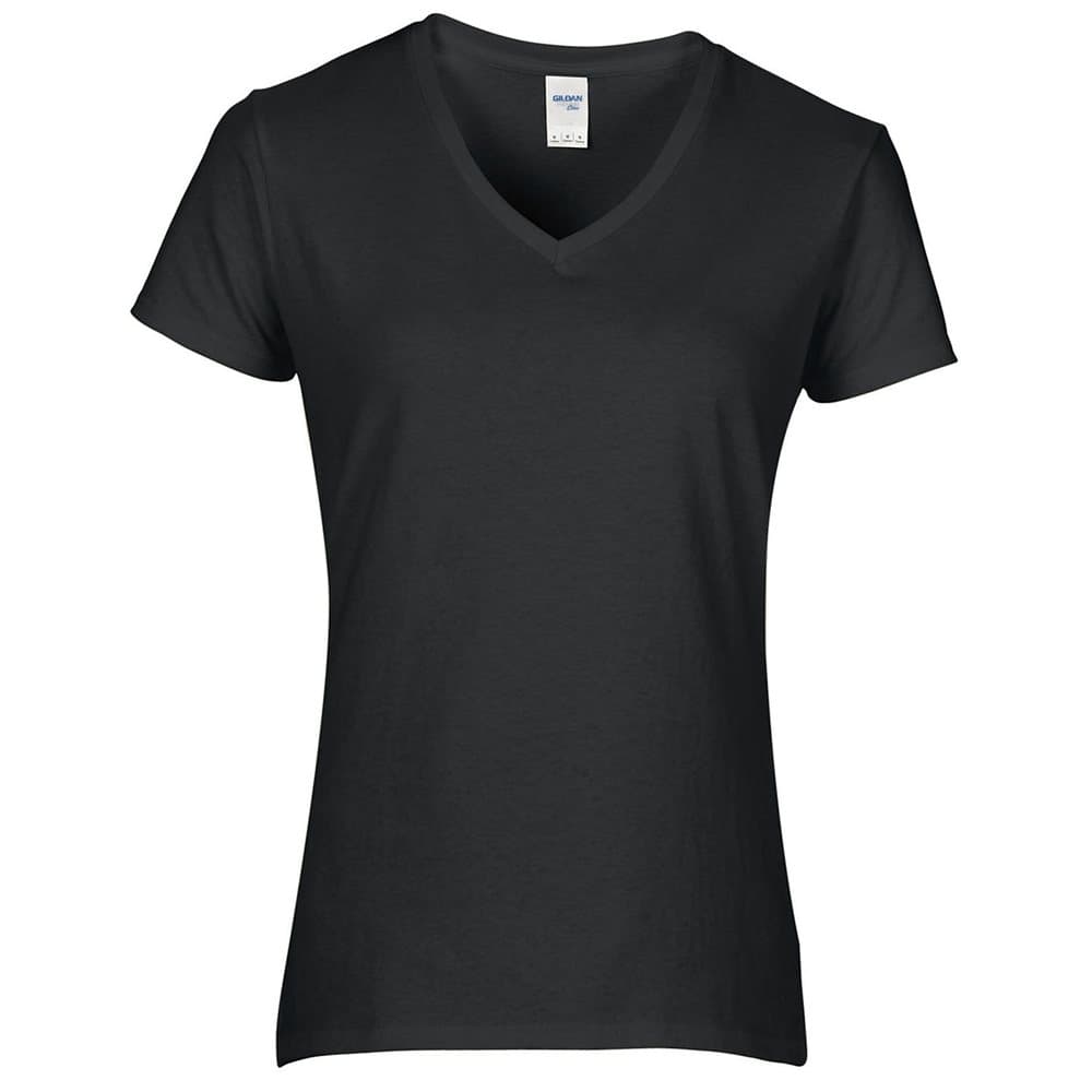 Gildan Womens/Ladies Premium Cotton V-Neck T-Shirt