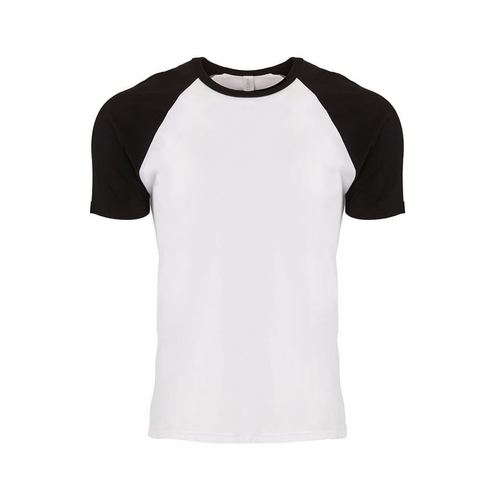 Next Level Adults Unisex Contrast Cotton Raglan T-Shirt