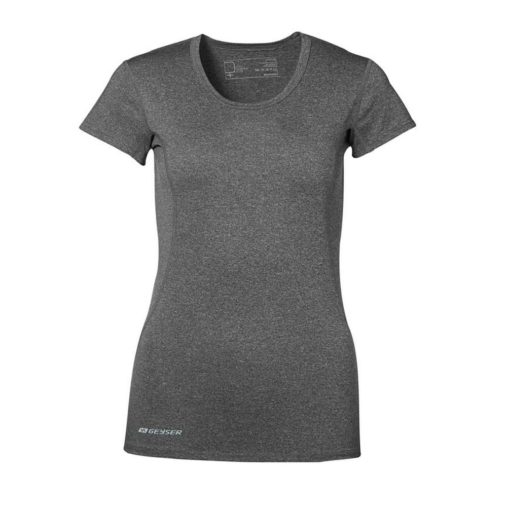 ID Kvinnors / dam aktiv kort ärm utrustad sportt-shirt