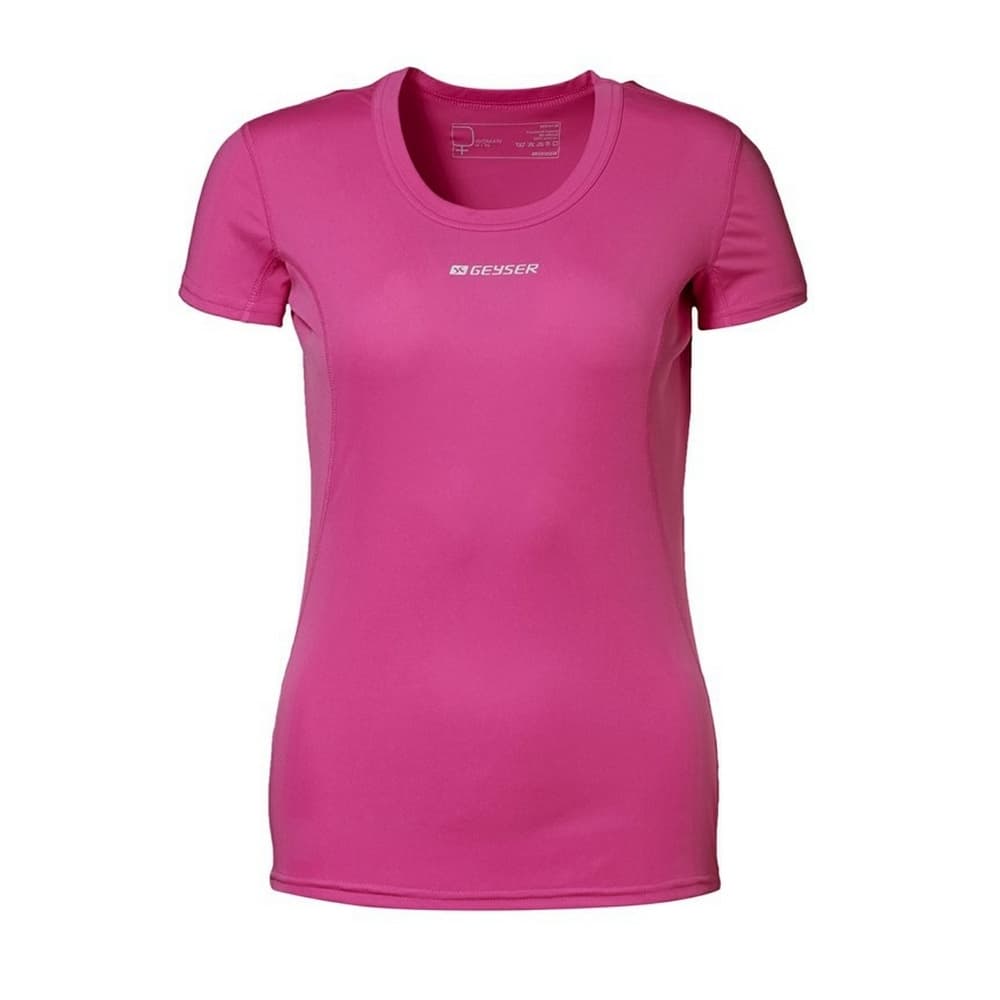 ID Kvinnors / dam aktiv kort ärm utrustad sportt-shirt