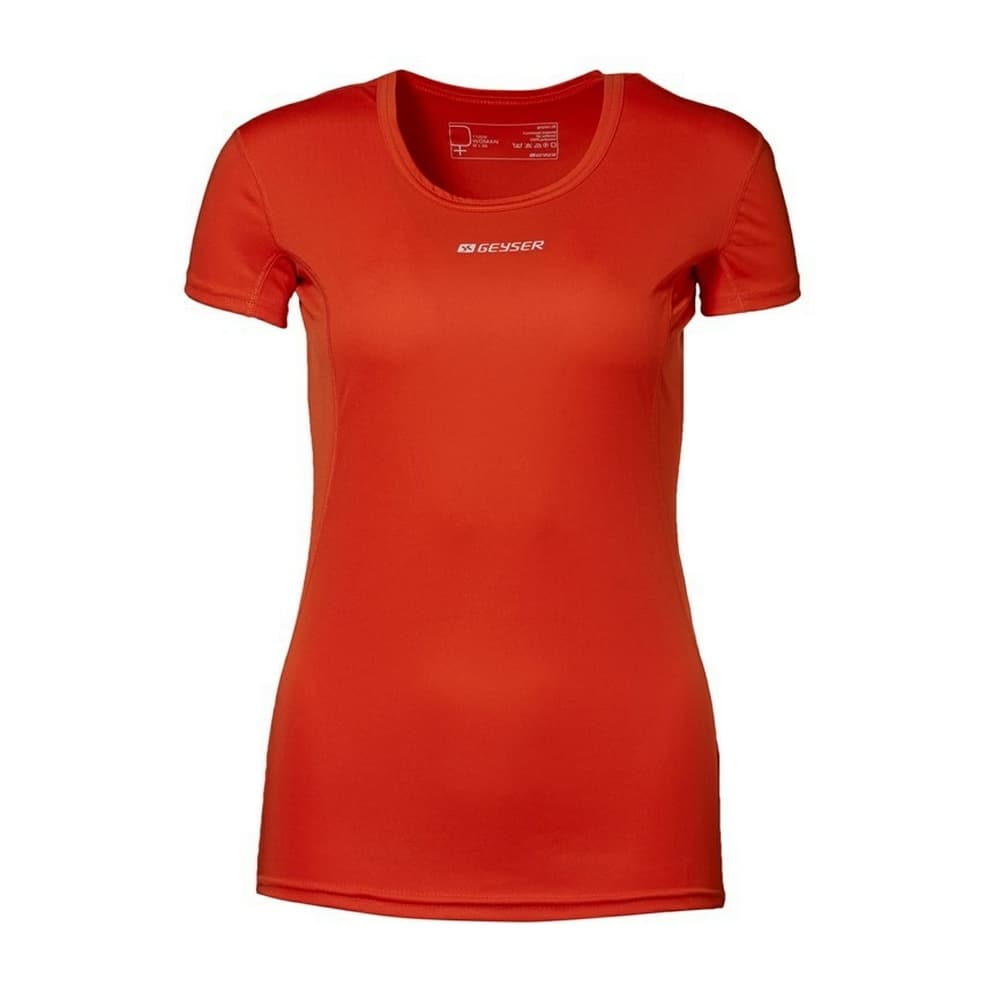 ID Kvinnors / dam aktiv kort ärm utrustad sportt-shirt