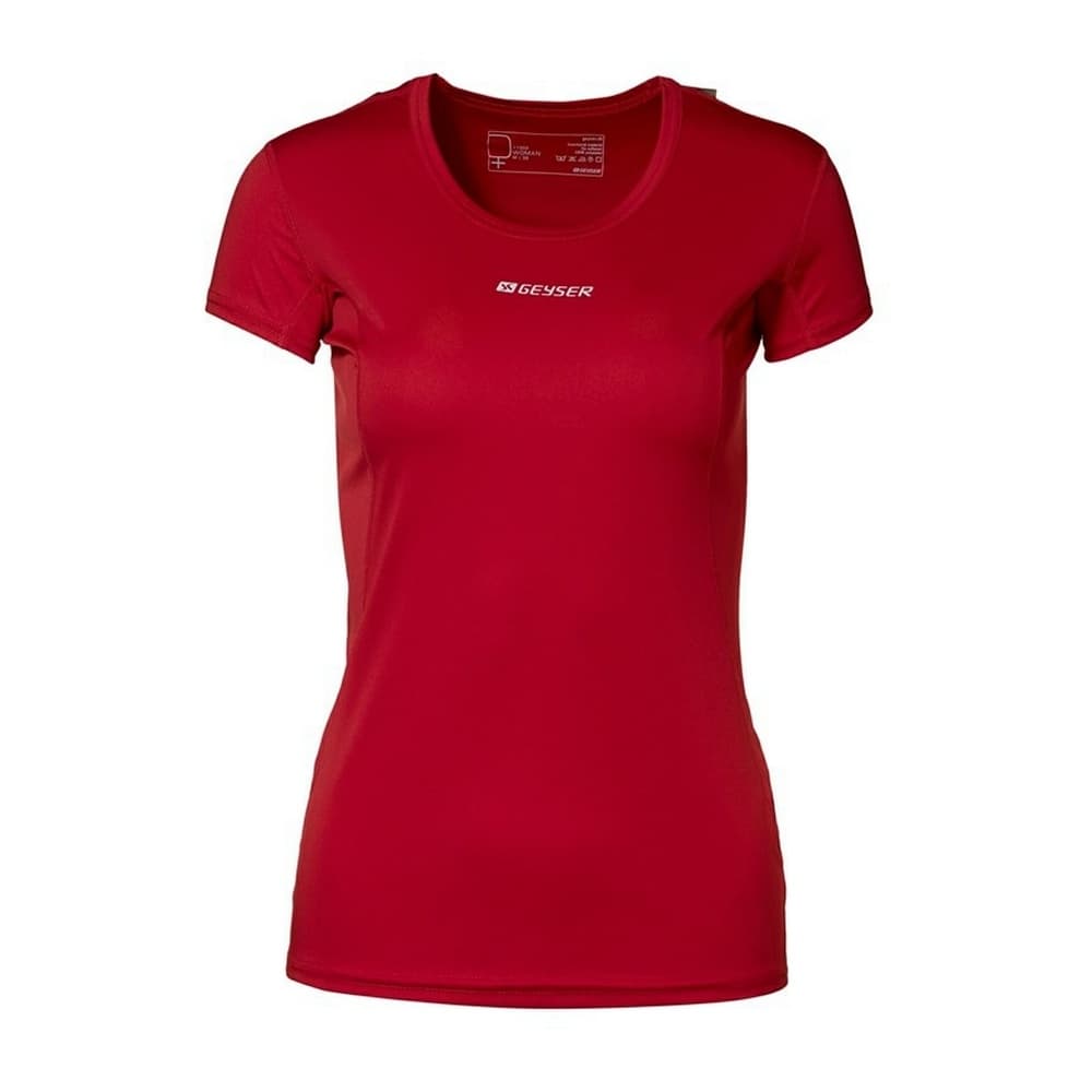 ID Kvinnors / dam aktiv kort ärm utrustad sportt-shirt