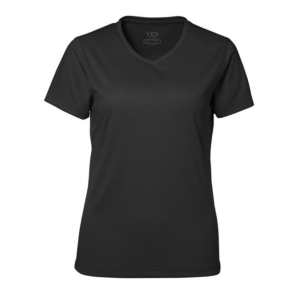ID Damer / damer Ja Aktiv T-shirt med kort ärm och kort ärm