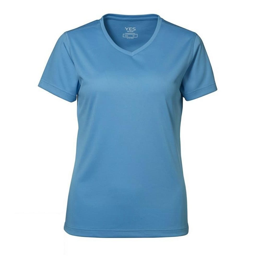 ID Damer / damer Ja Aktiv T-shirt med kort ärm och kort ärm