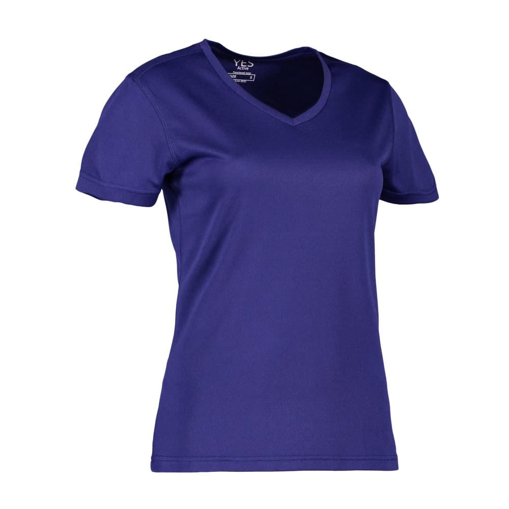 ID Damer / damer Ja Aktiv T-shirt med kort ärm och kort ärm
