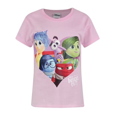 Inside Out Childrens/Girls Official Character Design T-Shirt