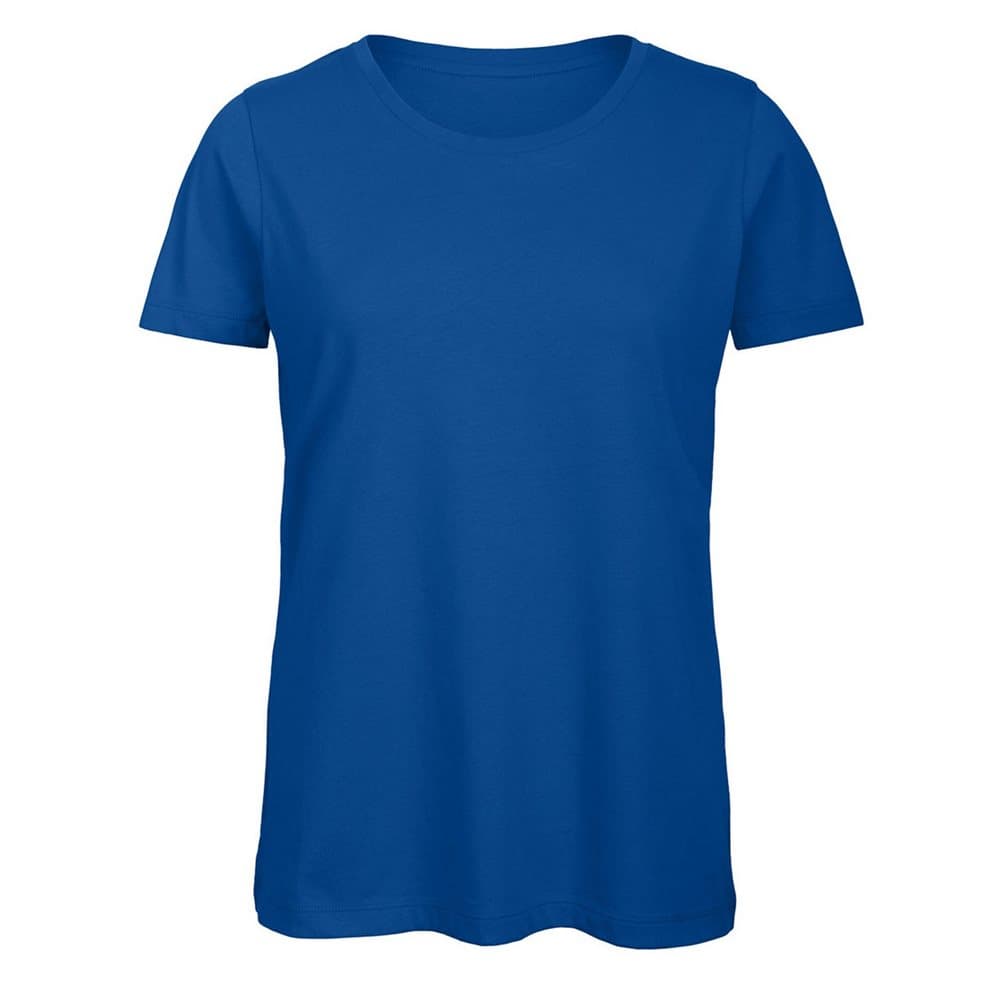B&C T-shirt för organisk bomullsbesättning för kvinnor / damer