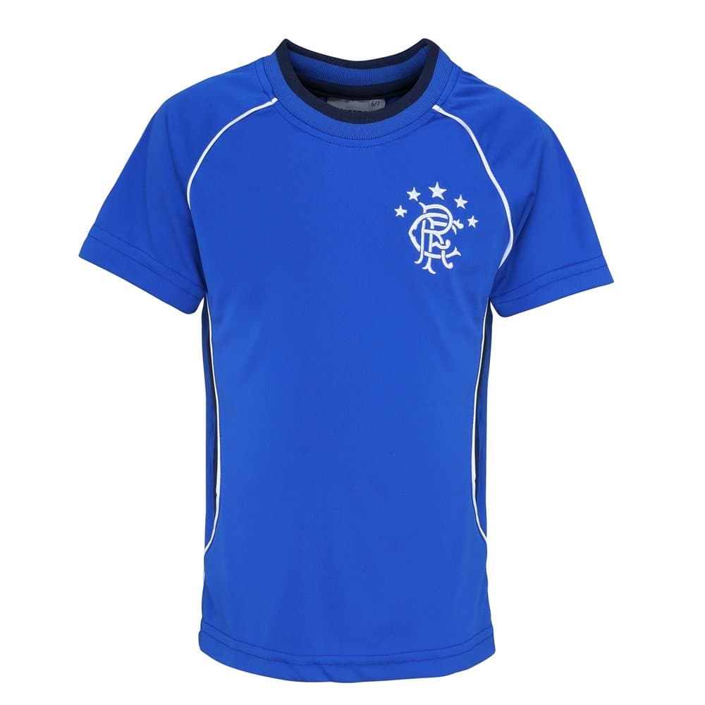 Official Football Merchandise Kids Rangers FC Short Sleeve T-Shirt