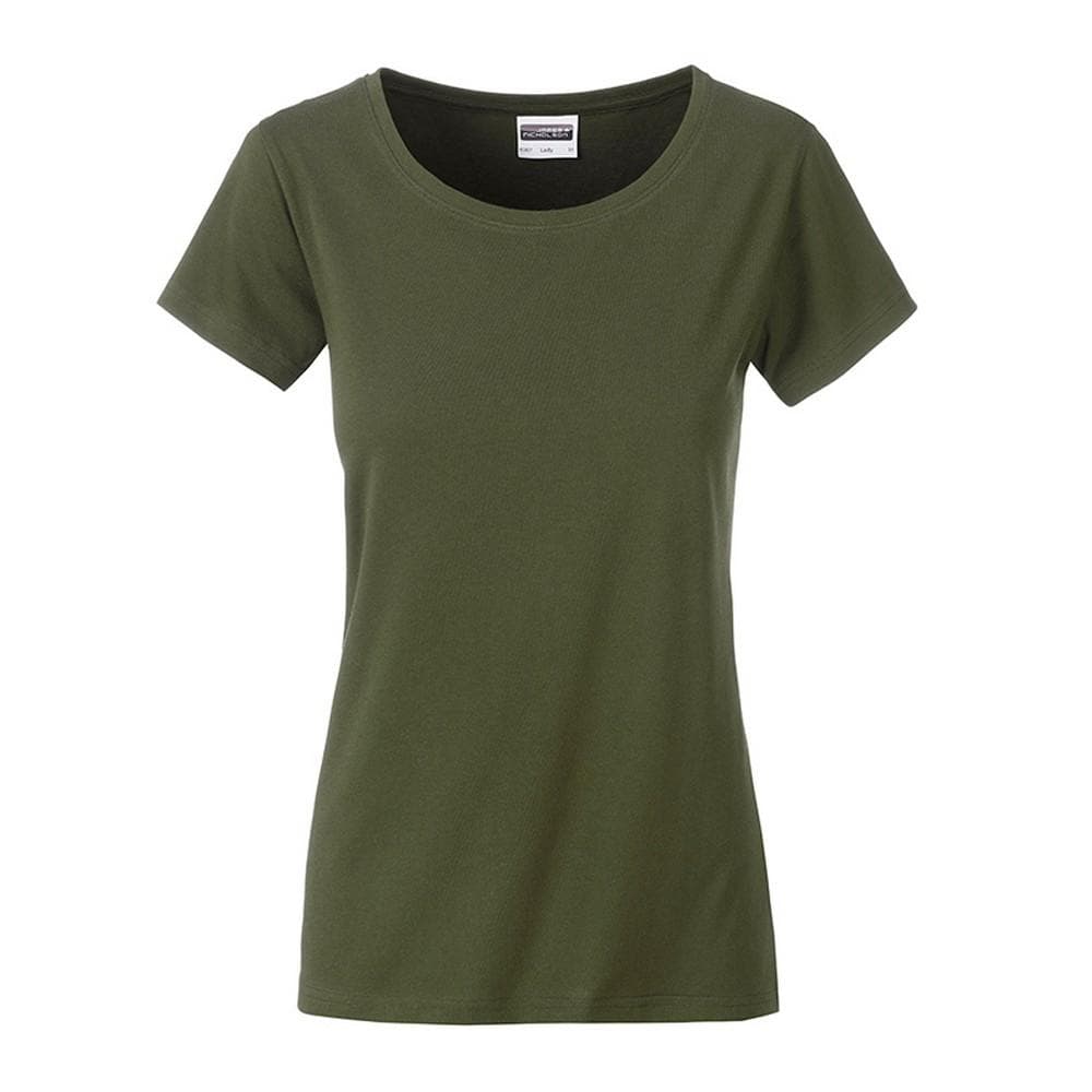 James and Nicholson Womens/Ladies Basic Organic Cotton T-Shirt