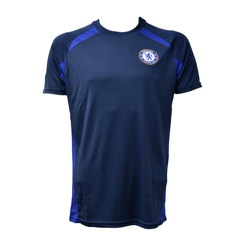 Chelsea FC Officiell Navy Panel T-shirt för herrar