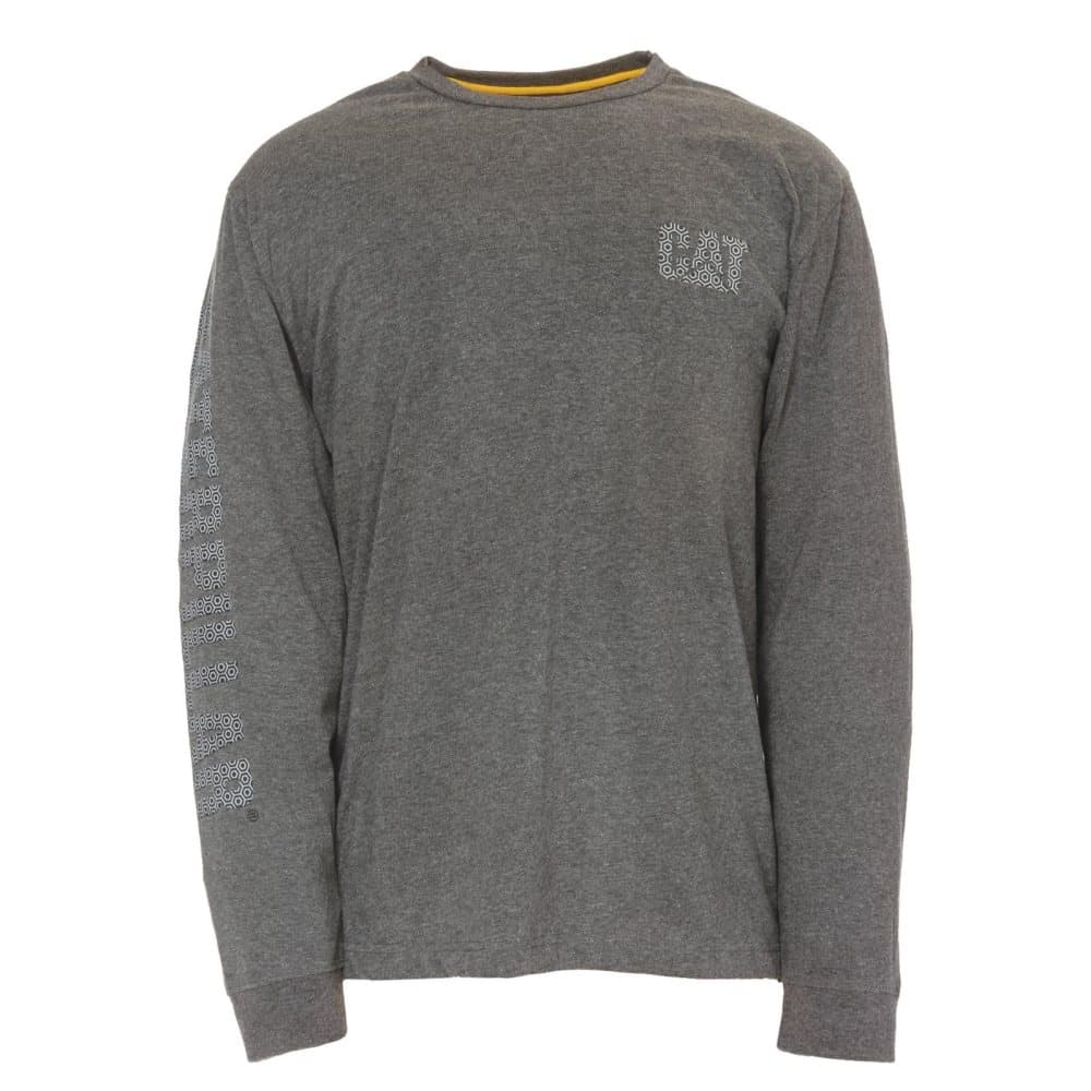 Caterpillar Mens Custom Banner Long Sleeve Tee
