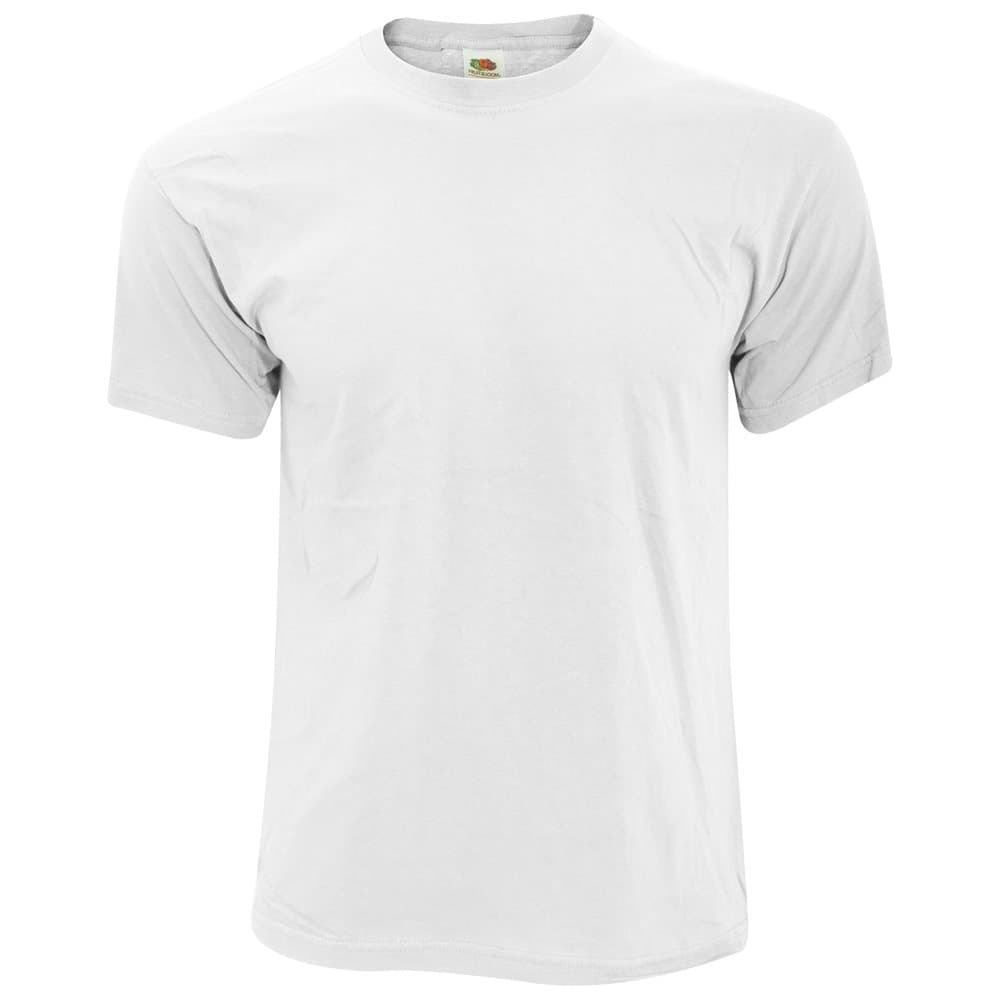 Fruit of the Loom Herrskärmstjärnor Original Full Cut Cut T-shirt med kort ärm