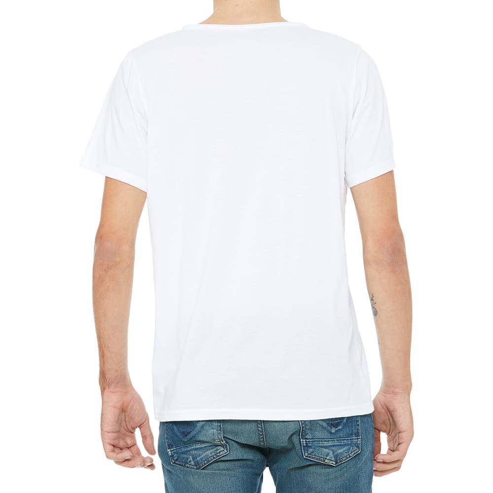 Bella + Canvas Unisex T-shirt med rå hals
