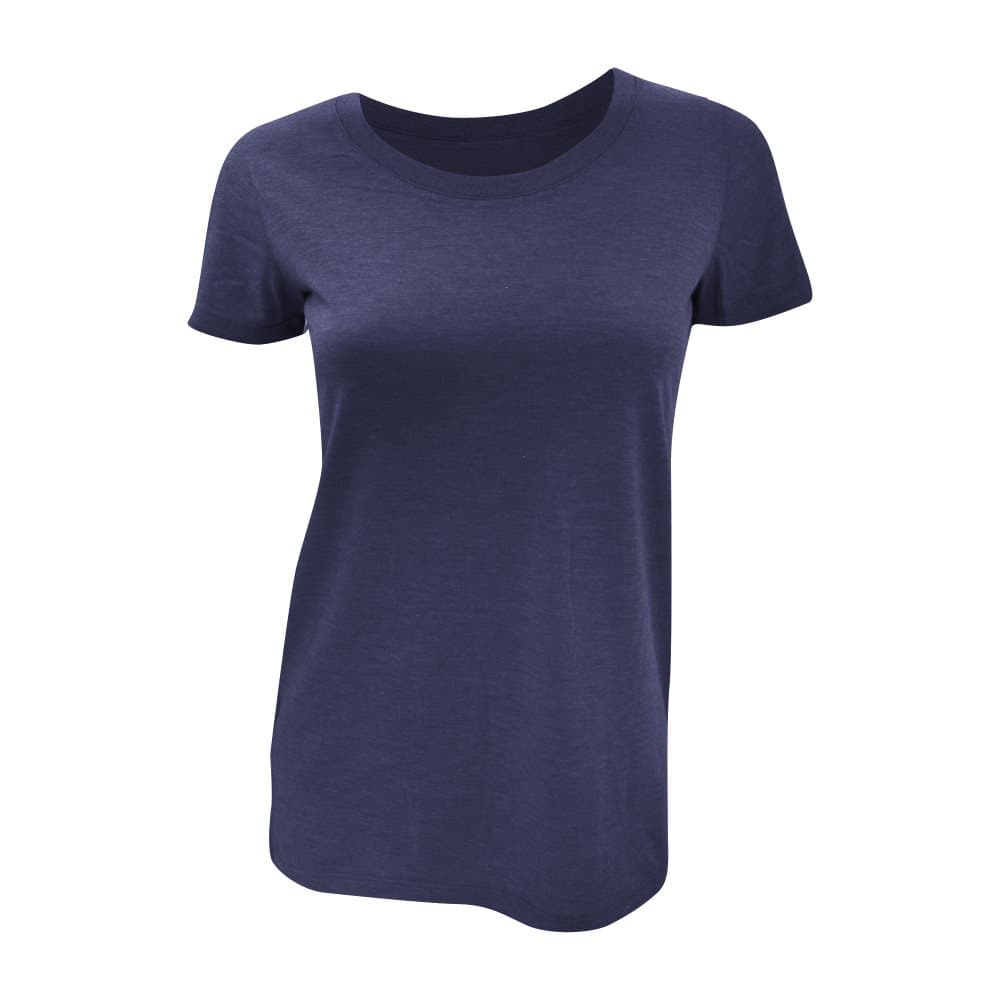 Bella T-shirt med skjorta i halsbockning från damer / kvinnor
