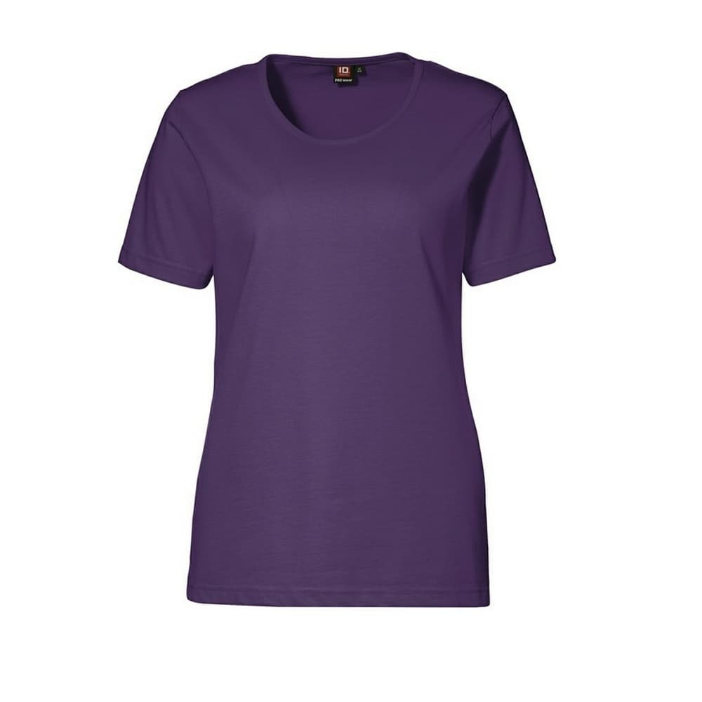 ID Kvinnors / damer Pro Wear Kortärmad Normal passande rund hals T-shirt