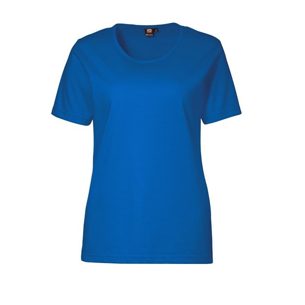 ID Kvinnors / damer Pro Wear Kortärmad Normal passande rund hals T-shirt