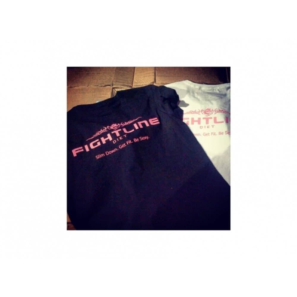 Fightline Diet Nutrition T-shirt med kort ärm, dam / rund hals