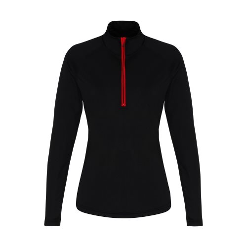 Bild av TriDri Dam / Långärmad Performance Quarter Zip Top för damer / damer