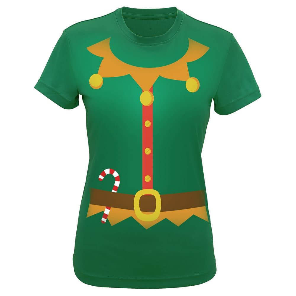 Christmas Shop Womens/Ladies Short Sleeve Elf Tshirt