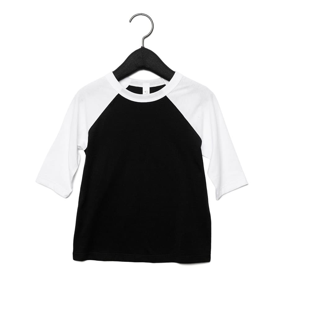 Bella + Canvas Toddler 3/4 Sleeve Baseball T-Shirt
