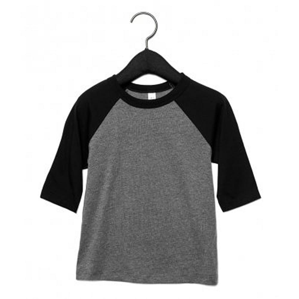 Bella + Canvas Toddler 3/4 Sleeve Baseball T-Shirt