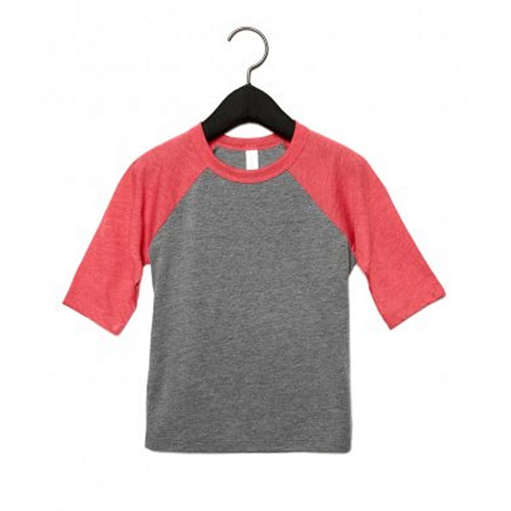 Bella + Canvas Toddler 3/4 Sleeve Baseball T-Shirt
