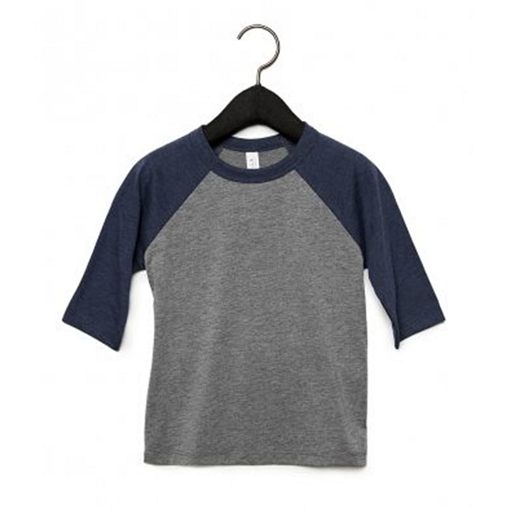 Bella + Canvas Toddler 3/4 Sleeve Baseball T-Shirt