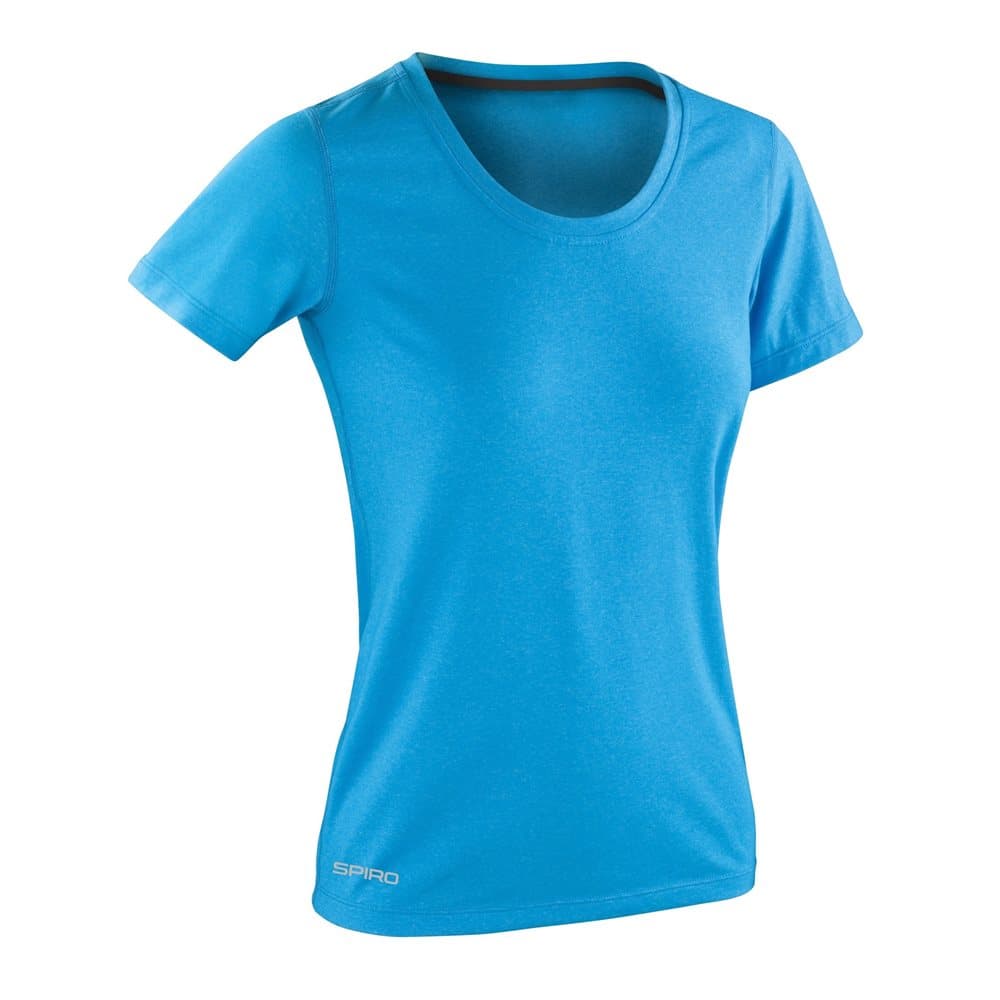 Spiro Dam / Glänsande Marl Fitness T-shirt för damer